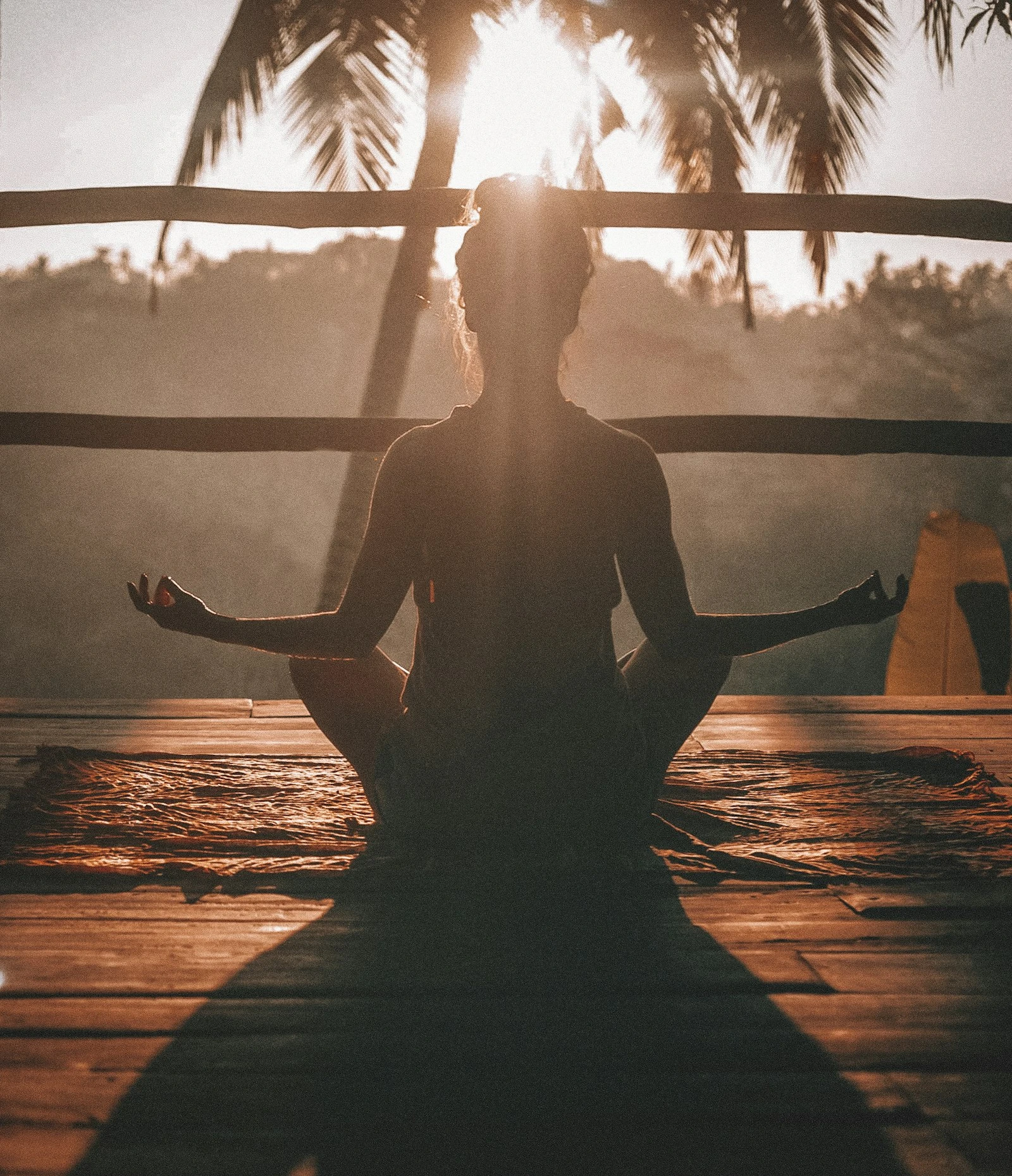 शांत evening breathing